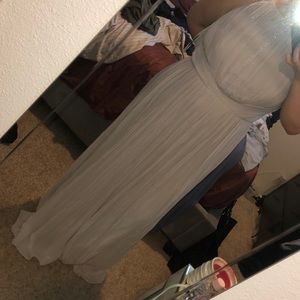 Light gray dress
